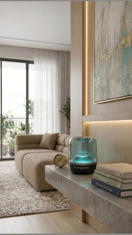 اسپیکر بلوتوثی چراغ دار مدل بیگ دایموند BIG DIAMOND با نور LED